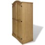 Armario madera de pino Mexicano estilo Corona 2 Puertas de vidaXL, Armarios roperos - Ref: Foro24-243732, Precio: 299,15 €, D...