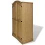 Armario madera de pino Mexicano estilo Corona 2 Puertas de vidaXL, Armarios roperos - Ref: Foro24-243732, Precio: 278,72 €, D...