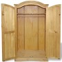 Armario madera de pino Mexicano estilo Corona 2 Puertas de vidaXL, Armarios roperos - Ref: Foro24-243732, Precio: 299,15 €, D...