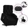 Sillón reclinable de masaje elevable tela negro en Sillones | Comprar online en Foru.es