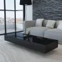 Mesa de centro de MDF negra con brillo de vidaXL, Mesas de centro - Ref: Foro24-244023, Precio: 153,66 €, Descuento: %
