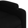 Sillón reclinable de masaje elevable tela negro en Sillones | Comprar online en Foru.es