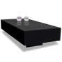Mesa de centro de MDF negra con brillo de vidaXL, Mesas de centro - Ref: Foro24-244023, Precio: 147,18 €, Descuento: %