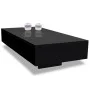 Mesa de centro de MDF negra con brillo de vidaXL, Mesas de centro - Ref: Foro24-244023, Precio: 153,66 €, Descuento: %