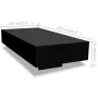Mesa de centro de MDF negra con brillo de vidaXL, Mesas de centro - Ref: Foro24-244023, Precio: 153,66 €, Descuento: %