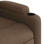 Silla de masaje reclinable de pie de tela marrón en Sillones | Comprar online en Foru.es