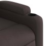 Silla de masaje reclinable de pie de tela marrón oscuro en Sillones | Comprar online en Foru.es