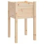 Jardinera de madera maciza de pino 40x40x70 cm de , Maceteros y jardineras - Ref: Foro24-810789, Precio: 28,21 €, Descuento: %