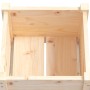 Jardinera de madera maciza de pino 40x40x70 cm de , Maceteros y jardineras - Ref: Foro24-810789, Precio: 28,48 €, Descuento: %