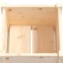 Jardinera de madera maciza de pino 40x40x70 cm de , Maceteros y jardineras - Ref: Foro24-810789, Precio: 28,21 €, Descuento: %