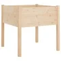 Jardineras 2 uds madera maciza de pino 70x70x70 cm de , Maceteros y jardineras - Ref: Foro24-810810, Precio: 98,95 €, Descuen...