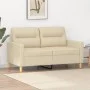 2-Sitzer-Sofa aus cremefarbenem Stoff, 120 cm von , Sofas - Ref: Foro24-359229, Preis: 219,40 €, Rabatt: %