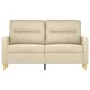 2-Sitzer-Sofa aus cremefarbenem Stoff, 120 cm von , Sofas - Ref: Foro24-359229, Preis: 219,40 €, Rabatt: %