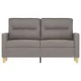 Sofá de 2 plazas de tela gris taupé 120 cm de , Sofás - Ref: Foro24-359234, Precio: 230,26 €, Descuento: %