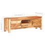 Mueble para TV de madera maciza de acacia 116x30x40 cm en Muebles TV | Comprar online en Foru.es