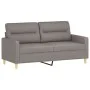 Juego de sofás con cojines 2 piezas tela gris taupe de , Sofás - Ref: Foro24-3201591, Precio: 463,30 €, Descuento: %