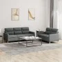Juego de sofás con cojines 2 piezas tela gris oscuro de , Sofás - Ref: Foro24-3201601, Precio: 469,15 €, Descuento: %