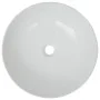 Round white ceramic sink 41.5x13.5 cm by vidaXL, Sinks - Ref: Foro24-142337, Price: 60,69 €, Discount: %