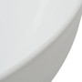 Lavabo redondo de cerámica blanco 41,5x13,5 cm de vidaXL, Lavabos - Ref: Foro24-142337, Precio: 63,89 €, Descuento: %