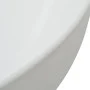 Round white ceramic sink 41.5x13.5 cm by vidaXL, Sinks - Ref: Foro24-142337, Price: 60,69 €, Discount: %