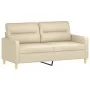Juego de sofás con cojines 2 piezas tela crema de , Sofás - Ref: Foro24-3201570, Precio: 414,22 €, Descuento: %