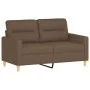 Sofa set with cushions 3 pieces brown fabric by , Sofas - Ref: Foro24-3201579, Price: 443,92 €, Discount: %