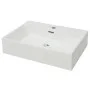 Lavabo con orificio para grifo cerámica 60,5x42,5x14,5 cm blanco de vidaXL, Lavabos - Ref: Foro24-142347, Precio: 132,98 €, D...
