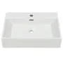Lavabo con orificio para grifo cerámica 60,5x42,5x14,5 cm blanco de vidaXL, Lavabos - Ref: Foro24-142347, Precio: 132,98 €, D...