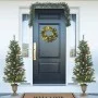 Set de decoración navideña para puerta 4 piezas PVC de , Arboles de navidad - Ref: Foro24-357769, Precio: 111,13 €, Descuento: %