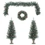 Set de decoración navideña para puerta 4 piezas PVC de , Arboles de navidad - Ref: Foro24-357769, Precio: 111,13 €, Descuento: %