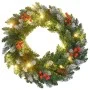 Set de decoración navideña para puerta 4 piezas PVC de , Arboles de navidad - Ref: Foro24-357769, Precio: 111,13 €, Descuento: %