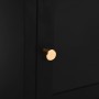 Mesita de noche negra acero y vidrio 40x30x54,5 cm de vidaXL, Mesitas de noche - Ref: Foro24-336052, Precio: 97,78 €, Descuen...