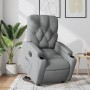 Sillón eléctrico reclinable elevable de tela gris claro en Sillones | Comprar online en Foru.es