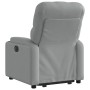 Sillón eléctrico reclinable elevable de tela gris claro en Sillones | Comprar online en Foru.es
