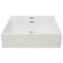 White ceramic washbasin with tap hole 51.5x38.5x15 cm by vidaXL, Sinks - Ref: Foro24-142346, Price: 88,32 €, Discount: %