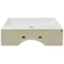 Lavabo con orificio para grifo cerámica blanco 51,5x38,5x15 cm de vidaXL, Lavabos - Ref: Foro24-142346, Precio: 109,21 €, Des...