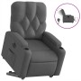 Sillón eléctrico reclinable elevable de tela gris oscuro en Sillones | Comprar online en Foru.es