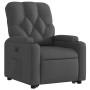 Sillón eléctrico reclinable elevable de tela gris oscuro en Sillones | Comprar online en Foru.es