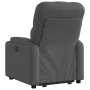 Sillón eléctrico reclinable elevable de tela gris oscuro en Sillones | Comprar online en Foru.es
