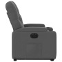 Sillón eléctrico reclinable elevable de tela gris oscuro en Sillones | Comprar online en Foru.es