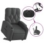 Sillón eléctrico reclinable elevable de tela gris oscuro en Sillones | Comprar online en Foru.es