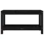 Banco de jardín de madera maciza de pino negro 82,5x35x45 cm de , Bancos de jardín - Ref: Foro24-832379, Precio: 66,77 €, Des...