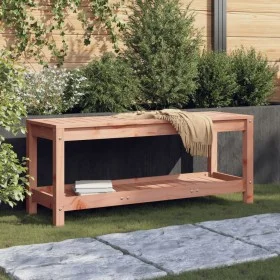 Banco de jardín de madera maciza de abeto Douglas 108x35x45 cm de , Bancos de jardín - Ref: Foro24-832385, Precio: 86,68 €, D...