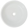 Lavabo redondo de cerámica blanco 42x12 cm de vidaXL, Lavabos - Ref: Foro24-142341, Precio: 68,66 €, Descuento: %