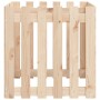 Jardinera con diseño de valla madera maciza de pino 60x60x60 cm de , Maceteros y jardineras - Ref: Foro24-832457, Precio: 33,...