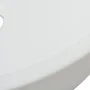 Lavabo redondo de cerámica blanco 42x12 cm de vidaXL, Lavabos - Ref: Foro24-142341, Precio: 62,46 €, Descuento: %