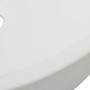 Lavabo redondo de cerámica blanco 42x12 cm de vidaXL, Lavabos - Ref: Foro24-142341, Precio: 68,66 €, Descuento: %