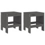 Mesa y sillas de jardín 3 piezas madera maciza de pino gris de , Conjuntos de jardín - Ref: Foro24-3157705, Precio: 168,20 €,...