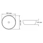 Lavabo redondo de cerámica blanco 42x12 cm de vidaXL, Lavabos - Ref: Foro24-142341, Precio: 62,46 €, Descuento: %