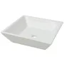Square ceramic washbasin 41.5x41.5x12 cm white by vidaXL, Sinks - Ref: Foro24-142344, Price: 55,33 €, Discount: %